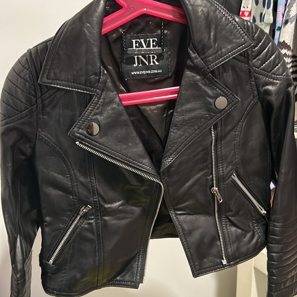 Eve Jr Kids Leather Jacket - Picture 3 of 3